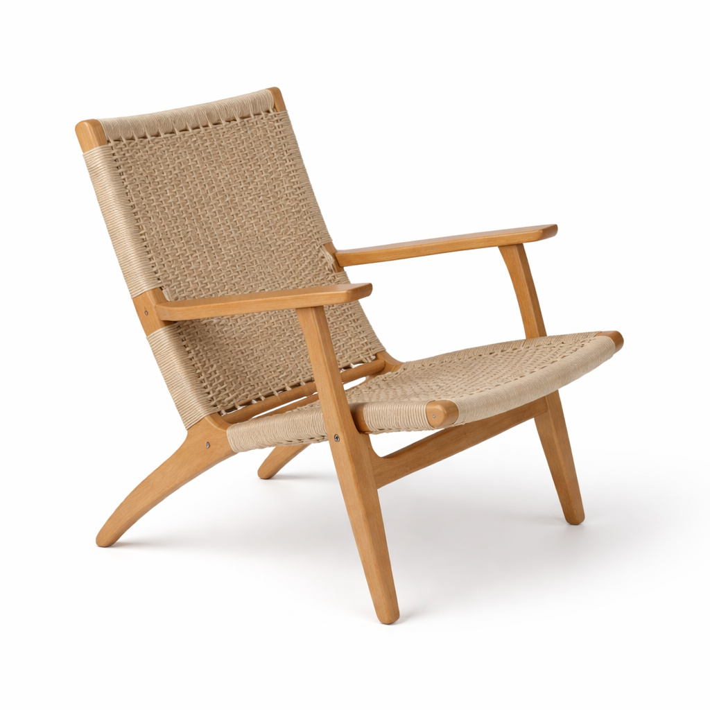 Butaca de interior con brazos y tejido Orno