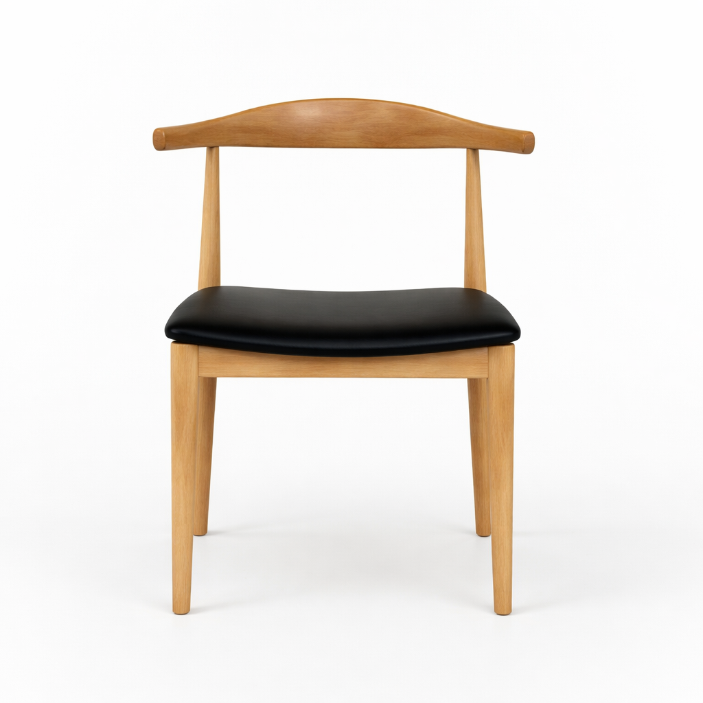 Silla de comedor de madera Helm sin descansabrazos